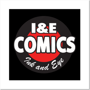 INK&EYE COMICS LOGO (REPRESENT) Posters and Art